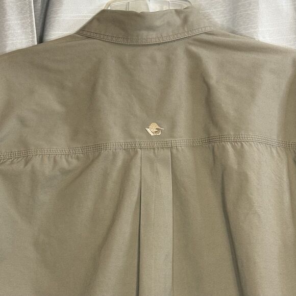 DRI DUCK Craftsman Woven Shirt Brick Long Sleeve XL Tan style # 4285 - Picture 11 of 11